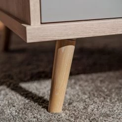 Mørteens Buffet Elysian - Gris / Imitation chêne -Meubles de salle à manger Soldes Magasin 1000214503 200608 14174800134 DETAILS P000000001000214503