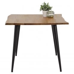 Norrwood Table Auberry - Acacia massif / Acier - Acacia / Noir mat - Largeur : 90 cm 5 Norrwood Table Auberry - Acacia massif / Acier - Acacia / Noir mat - Largeur : 90 cm -Meubles de salle à manger Soldes Magasin 1000214909 200604 14163100003 DETAILS P000000001000214909