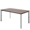 Norrwood Table Montels - Partiellement en noyer massif / Acier - Noyer / Noir