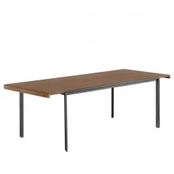 Norrwood Table extensible Narny - Noyer massif - Noyer - 160 x 90 cm -Meubles de salle à manger Soldes Magasin 1000214937 200608 06191900213 DETAILS P000000001000214937