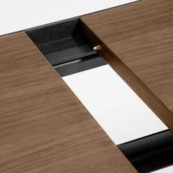 Norrwood Table extensible Narny - Noyer massif - Noyer - 160 x 90 cm -Meubles de salle à manger Soldes Magasin 1000214937 200608 06192500219 DETAILS P000000001000214937