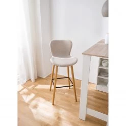 Mørteens Chaises de bar Livaras (lot de 2) - Hévéa massif - Hévéa - Tissu Radis: Crème 33 Mørteens Chaises de bar Livaras (lot de 2) - Hévéa massif - Hévéa - Tissu Radis: Crème -Meubles de salle à manger Soldes Magasin 1000215110 210128 11592300002 MOOD DETAILS P000000001000215110 mood