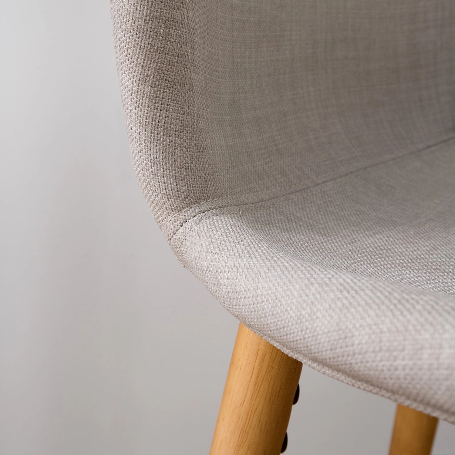 Mørteens Chaises de bar Livaras (lot de 2) - Hévéa massif - Hévéa - Tissu Radis: Crème 18 Mørteens Chaises de bar Livaras (lot de 2) - Hévéa massif - Hévéa - Tissu Radis: Crème – Image 18