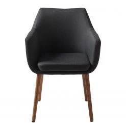 Mørteens Chaises à accoudoirs Nicholas XXL - Tissu Cors: Anthracite - 1 chaise -Meubles de salle à manger Soldes Magasin 1000215111 210115 06103200002 DETAILS P000000001000215111