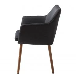 Mørteens Chaises à accoudoirs Nicholas XXL - Tissu Cors: Anthracite - 1 chaise -Meubles de salle à manger Soldes Magasin 1000215111 210115 06103400003 DETAILS P000000001000215111