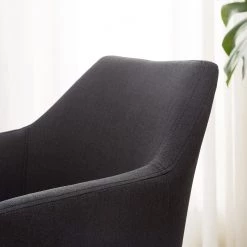 Mørteens Chaises à accoudoirs Nicholas I - Tissu Cors: Anthracite - 1 chaise -Meubles de salle à manger Soldes Magasin 1000215123 210115 12245700034 DETAILS P000000001000215123