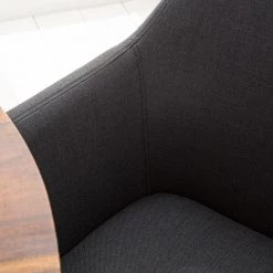 Mørteens Chaises à accoudoirs Nicholas I - Tissu Cors: Anthracite - 1 chaise -Meubles de salle à manger Soldes Magasin 1000215123 210115 12245700035 DETAILS P000000001000215123