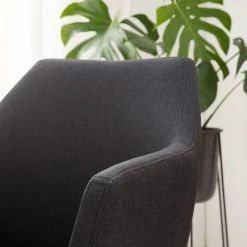 Mørteens Chaises à accoudoirs Nicholas I - Tissu Cors: Anthracite - 1 chaise -Meubles de salle à manger Soldes Magasin 1000215123 210115 12245700036 DETAILS P000000001000215123