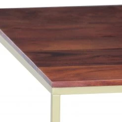 Jack & Alice Table Loga - Acacia massif / Fer - Acacia / Doré -Meubles de salle à manger Soldes Magasin 1000215561 210409 14582500007 DETAILS P000000001000215561