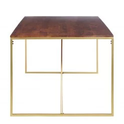 Jack & Alice Table Loga - Acacia massif / Fer - Acacia / Doré -Meubles de salle à manger Soldes Magasin 1000215561 210420 11083200015 DETAILS P000000001000215561