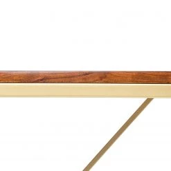 Jack & Alice Table Loga - Acacia massif / Fer - Acacia / Doré -Meubles de salle à manger Soldes Magasin 1000215561 210420 11083200017 DETAILS P000000001000215561