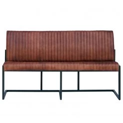 Ars manufacti Banquette Wylie - Cuir / Fer - Marron vintage / Noir 32 Ars manufacti Banquette Wylie - Cuir / Fer - Marron vintage / Noir -Meubles de salle à manger Soldes Magasin 1000215577 210409 14583700015 DETAILS P000000001000215577