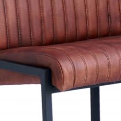 Ars manufacti Banquette Wylie - Cuir / Fer - Marron vintage / Noir 34 Ars manufacti Banquette Wylie - Cuir / Fer - Marron vintage / Noir -Meubles de salle à manger Soldes Magasin 1000215577 210409 14584100017 DETAILS P000000001000215577