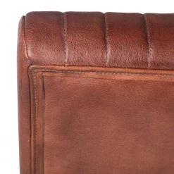 Ars manufacti Banquette Wylie - Cuir / Fer - Marron vintage / Noir 46 Ars manufacti Banquette Wylie - Cuir / Fer - Marron vintage / Noir -Meubles de salle à manger Soldes Magasin 1000215577 210420 11083200051 DETAILS P000000001000215577