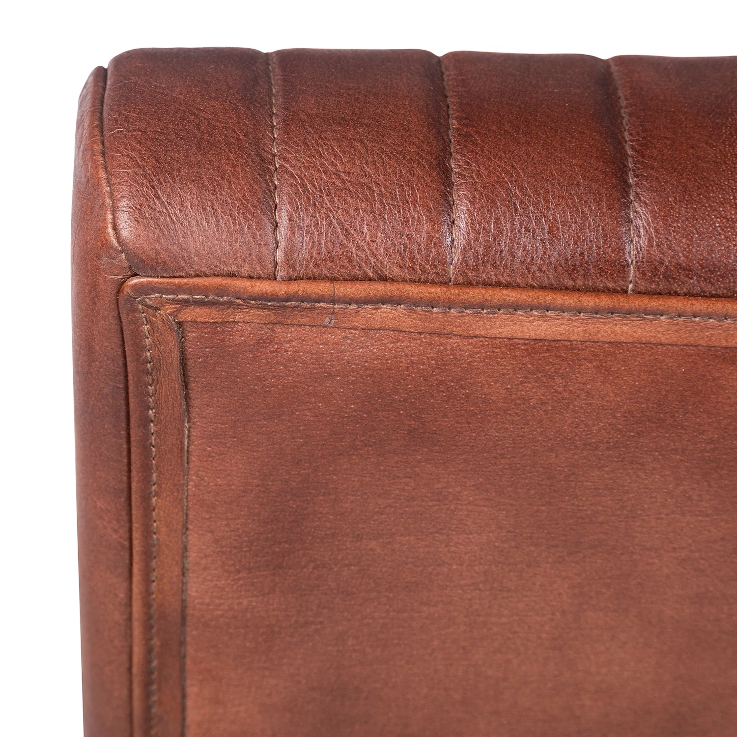 Ars manufacti Banquette Wylie - Cuir / Fer - Marron vintage / Noir 17 Ars manufacti Banquette Wylie - Cuir / Fer - Marron vintage / Noir – Image 17