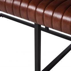 Ars manufacti Banquette Wylie - Cuir / Fer - Marron vintage / Noir 53 Ars manufacti Banquette Wylie - Cuir / Fer - Marron vintage / Noir -Meubles de salle à manger Soldes Magasin 1000215577 210420 11083200058 DETAILS P000000001000215577