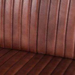 Ars manufacti Banquette Wylie - Cuir / Fer - Marron vintage / Noir 55 Ars manufacti Banquette Wylie - Cuir / Fer - Marron vintage / Noir -Meubles de salle à manger Soldes Magasin 1000215577 210420 11083200060 DETAILS P000000001000215577