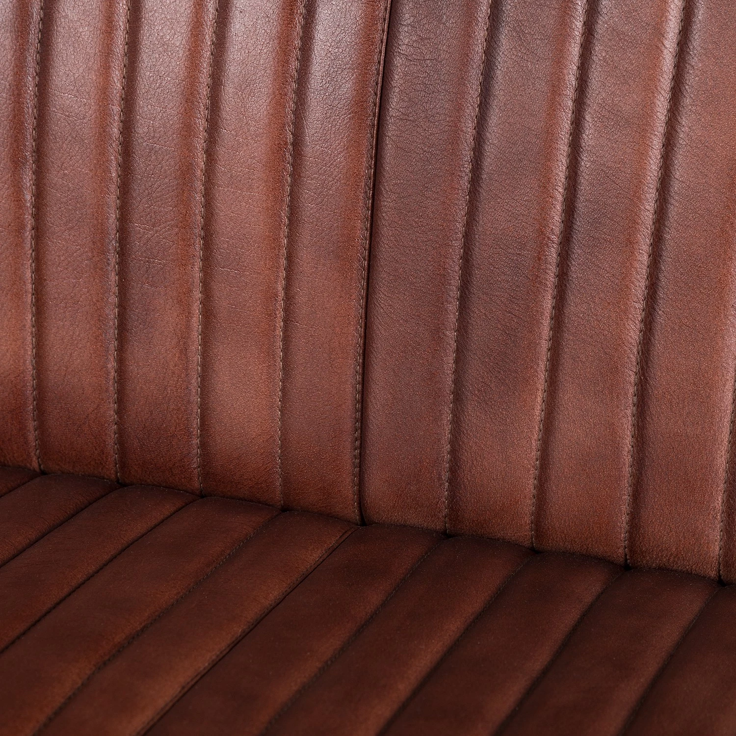 Ars manufacti Banquette Wylie - Cuir / Fer - Marron vintage / Noir 26 Ars manufacti Banquette Wylie - Cuir / Fer - Marron vintage / Noir – Image 26