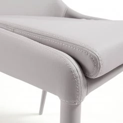 Loftscape Chaises capitonnées Doyline II (2 él.) - Tissu / Imitation cuir - Beige 10 Loftscape Chaises capitonnées Doyline II (2 él.) - Tissu / Imitation cuir - Beige -Meubles de salle à manger Soldes Magasin 1000216151 200623 13432000020 DETAILS P000000001000216151