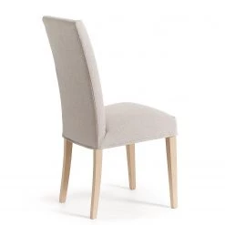 Maison Belfort Chaises capitonnées Ellerby I (lot de 2) - Tissu / Hêtre massif - Hêtre - Beige -Meubles de salle à manger Soldes Magasin 1000216177 200623 13450800130 DETAILS P000000001000216177