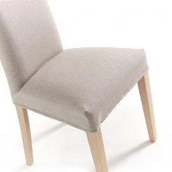 Maison Belfort Chaises capitonnées Ellerby I (lot de 2) - Tissu / Hêtre massif - Hêtre - Beige -Meubles de salle à manger Soldes Magasin 1000216177 200623 13450900131 DETAILS P000000001000216177