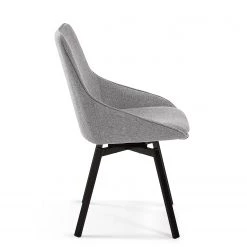 Loftscape Chaises capitonnées Hadley (lot de 2) - Tissu / Acier - Noir - Gris -Meubles de salle à manger Soldes Magasin 1000216194 200623 13471200246 DETAILS P000000001000216194