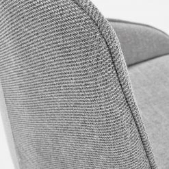 Loftscape Chaises capitonnées Hadley (lot de 2) - Tissu / Acier - Noir - Gris -Meubles de salle à manger Soldes Magasin 1000216194 200623 13471700248 DETAILS P000000001000216194