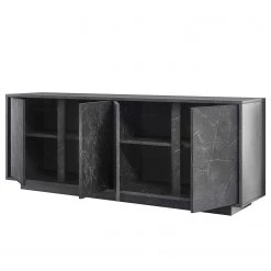 LC Spa Enfilade Carrara - Imitation marbre anthracite 13 LC Spa Enfilade Carrara - Imitation marbre anthracite -Meubles de salle à manger Soldes Magasin 1000216292 200630 09124400041 DETAILS P000000001000216292