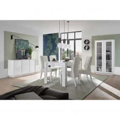 LC Spa Vitrine Ice - Blanc brillant -Meubles de salle à manger Soldes Magasin 1000216301 200630 09125900070 MOOD DETAILS P000000001000216301 mood
