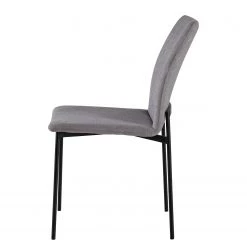 Fredriks Chaises Wines (lot de 2) - Tissu / Fer - Gris clair -Meubles de salle à manger Soldes Magasin 1000216623 210125 12454600011 DETAILS P000000001000216623