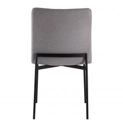 Fredriks Chaises Wines (lot de 2) - Tissu / Fer - Gris clair -Meubles de salle à manger Soldes Magasin 1000216623 210125 12454600012 DETAILS P000000001000216623