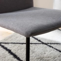 Fredriks Chaises Wines (lot de 2) - Tissu / Fer - Gris clair -Meubles de salle à manger Soldes Magasin 1000216623 210225 14254600004 DETAILS P000000001000216623