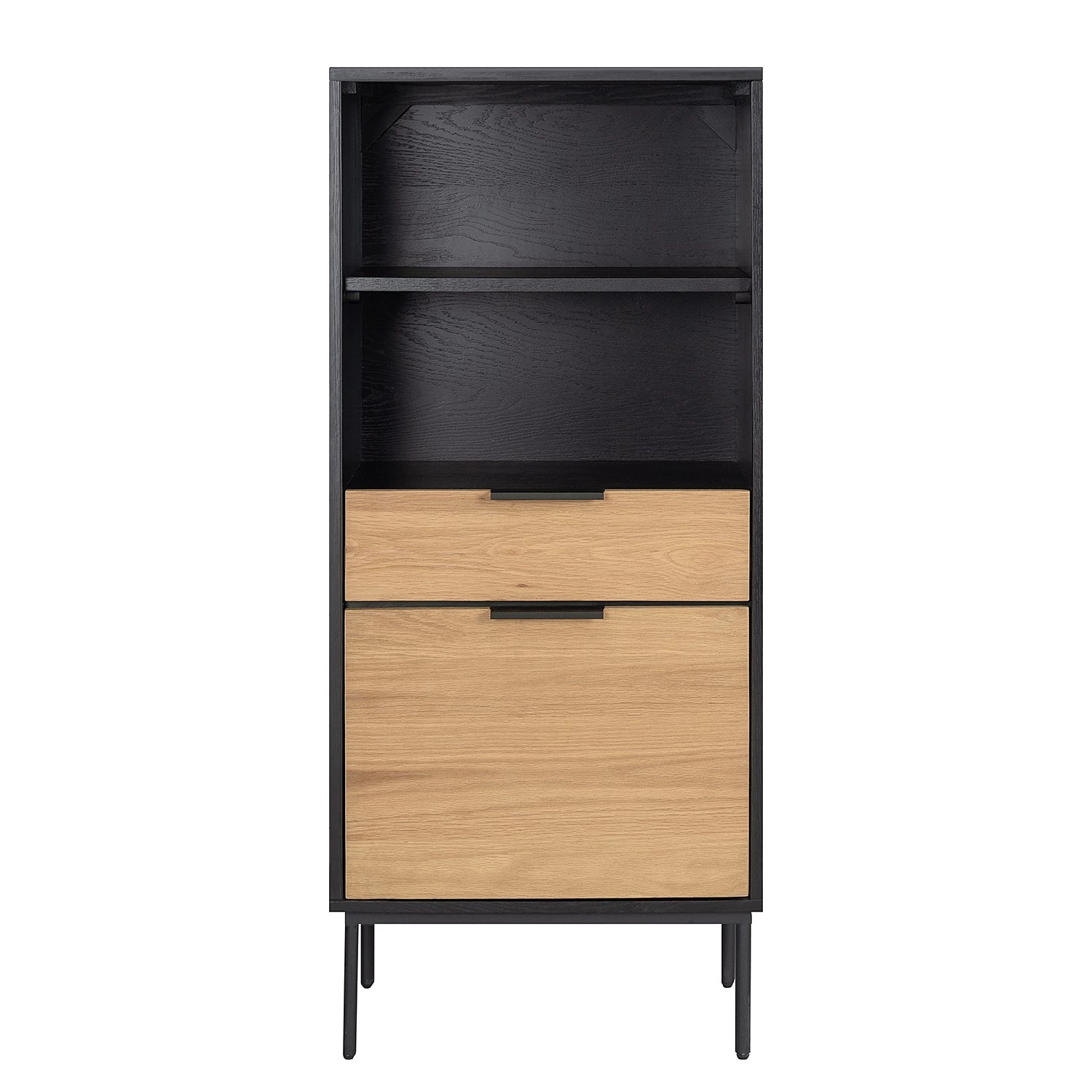 Studio Copenhagen Étagère Xavi - Placage en bois véritable / Métal - Chêne / Chêne noir 6 Studio Copenhagen Étagère Xavi - Placage en bois véritable / Métal - Chêne / Chêne noir – Image 6