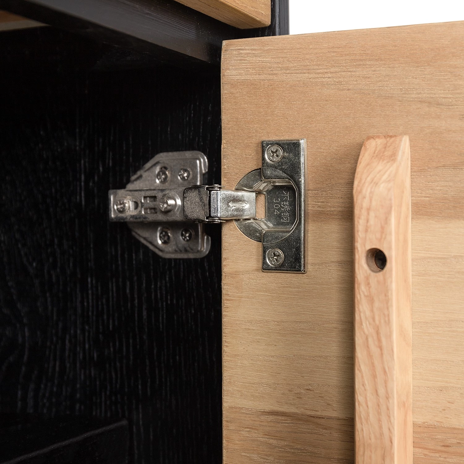 Studio Copenhagen Étagère Xavi - Placage en bois véritable / Métal - Chêne / Chêne noir 8 Studio Copenhagen Étagère Xavi - Placage en bois véritable / Métal - Chêne / Chêne noir – Image 8