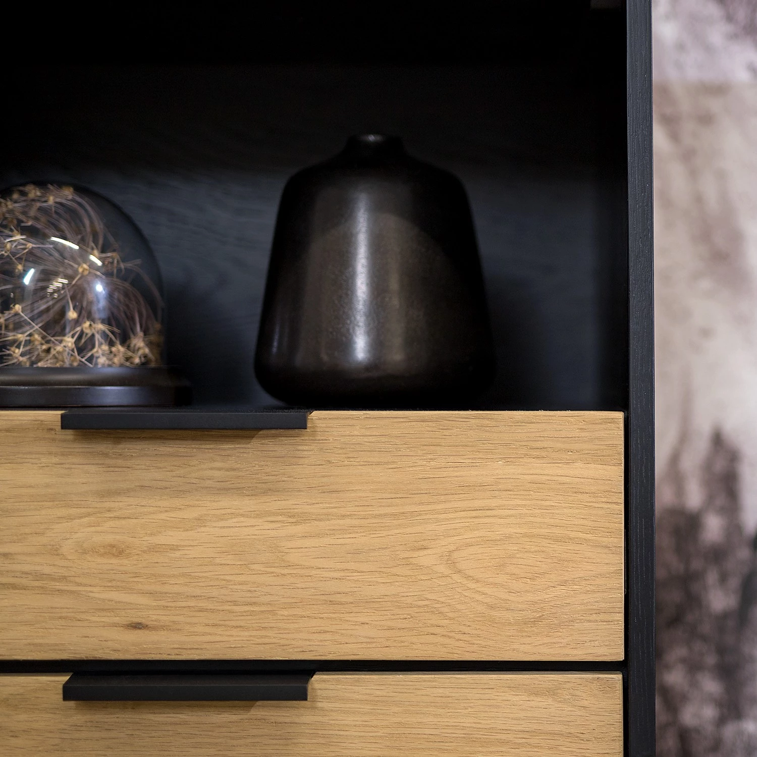 Studio Copenhagen Étagère Xavi - Placage en bois véritable / Métal - Chêne / Chêne noir 13 Studio Copenhagen Étagère Xavi - Placage en bois véritable / Métal - Chêne / Chêne noir – Image 13