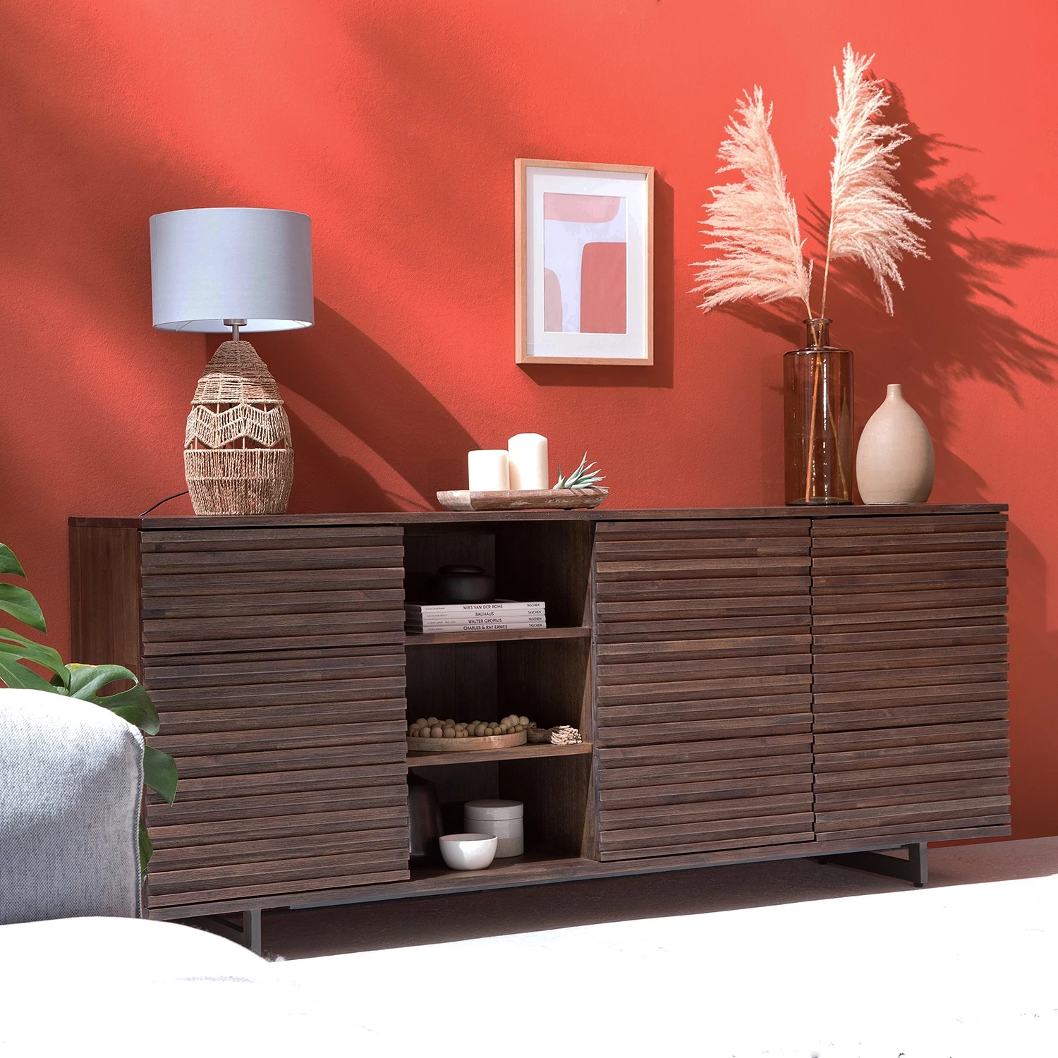 Studio Copenhagen Buffet Kirley III - Acacia massif - Acacia foncé 3 Studio Copenhagen Buffet Kirley III - Acacia massif - Acacia foncé – Image 3