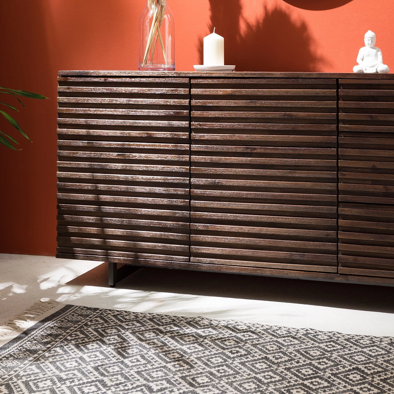 Studio Copenhagen Buffet Kirley I - Acacia massif - Acacia foncé 2 Studio Copenhagen Buffet Kirley I - Acacia massif - Acacia foncé – Image 2