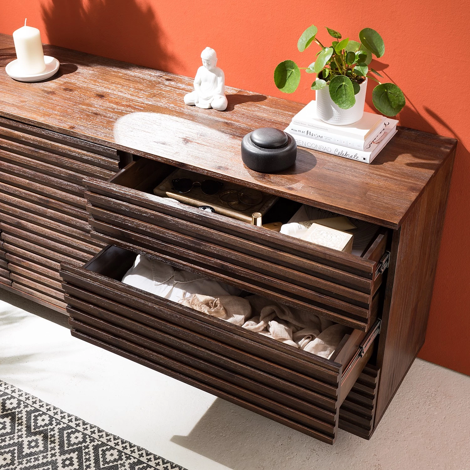 Studio Copenhagen Buffet Kirley I - Acacia massif - Acacia foncé 10 Studio Copenhagen Buffet Kirley I - Acacia massif - Acacia foncé – Image 10