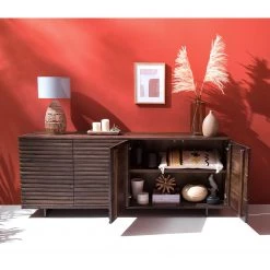 Studio Copenhagen Buffet Kirley II - Acacia massif - Acacia foncé 21 Studio Copenhagen Buffet Kirley II - Acacia massif - Acacia foncé -Meubles de salle à manger Soldes Magasin 1000218073 210420 08100800011 MOOD DETAILS P000000001000218073 mood