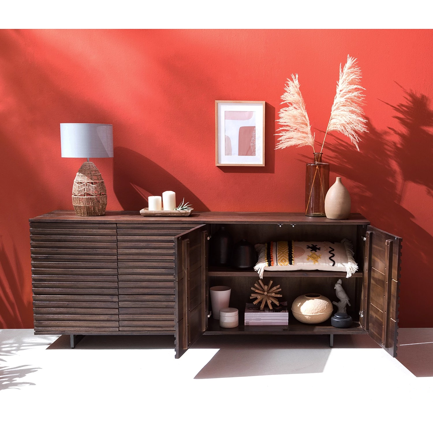 Studio Copenhagen Buffet Kirley II - Acacia massif - Acacia foncé 7 Studio Copenhagen Buffet Kirley II - Acacia massif - Acacia foncé – Image 7