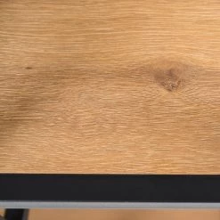 Studio Copenhagen Étagère Flox II - Placage en bois véritable / Métal -Chêne / Noir -Meubles de salle à manger Soldes Magasin 1000218118 210903 14103100017 DETAILS P000000001000218118