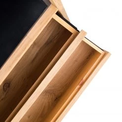 Studio Copenhagen Buffet haut Flox - Placage en bois véritable / Métal -Chêne / Noir -Meubles de salle à manger Soldes Magasin 1000218128 210901 08134700018 DETAILS P000000001000218128