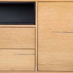 Studio Copenhagen Buffet Flox II - Placage en bois véritable / Métal -Chêne / Noir 21 Studio Copenhagen Buffet Flox II - Placage en bois véritable / Métal -Chêne / Noir -Meubles de salle à manger Soldes Magasin 1000218135 210901 08134800024 DETAILS P000000001000218135