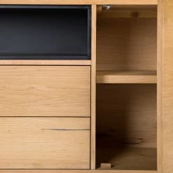 Studio Copenhagen Buffet Flox II - Placage en bois véritable / Métal -Chêne / Noir 22 Studio Copenhagen Buffet Flox II - Placage en bois véritable / Métal -Chêne / Noir -Meubles de salle à manger Soldes Magasin 1000218135 210901 08134800025 DETAILS P000000001000218135