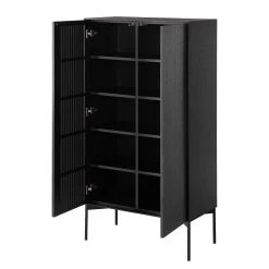 Studio Copenhagen Buffet haut Dowland - Placage en bois véritable - Chêne / Noir 25 Studio Copenhagen Buffet haut Dowland - Placage en bois véritable - Chêne / Noir -Meubles de salle à manger Soldes Magasin 1000218356 210303 06475100002 DETAILS P000000001000218356