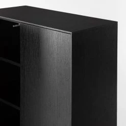 Studio Copenhagen Buffet haut Dowland - Placage en bois véritable - Chêne / Noir 31 Studio Copenhagen Buffet haut Dowland - Placage en bois véritable - Chêne / Noir -Meubles de salle à manger Soldes Magasin 1000218356 210303 06480100008 DETAILS P000000001000218356