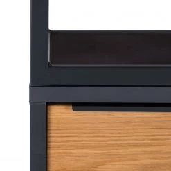 Red Living Armoire Barview II - Placage en chêne - Chêne / Anthracite -Meubles de salle à manger Soldes Magasin 1000218359 210325 11334900012 DETAILS P000000001000218359