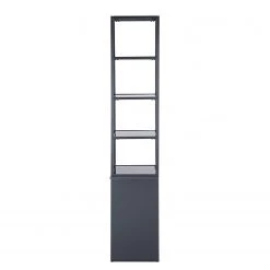 Red Living Étagère Barview - Placage en chêne - Chêne / Anthracite -Meubles de salle à manger Soldes Magasin 1000218360 210318 07394100003 DETAILS P000000001000218360