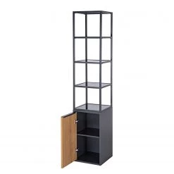 Red Living Étagère Barview - Placage en chêne - Chêne / Anthracite -Meubles de salle à manger Soldes Magasin 1000218360 210318 07394300004 DETAILS P000000001000218360