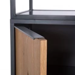 Red Living Étagère Barview - Placage en chêne - Chêne / Anthracite -Meubles de salle à manger Soldes Magasin 1000218360 210318 07394900008 DETAILS P000000001000218360